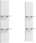 Modern Treviso DVD Shelves - White