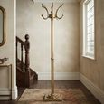 Darwy Coat Rack - Antique Brass - Metal