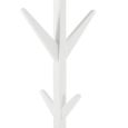 Ascot Coat Hanger - White