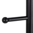 Aspen Matt Black Coat Hanger