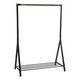 Brent Clothes Rack - Black Metal