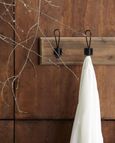 Caroni Natural 5 Hooks Coat Rack (Set of 2)