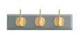 Edgy Grey 3 Hooks Coat Rack (Set of 4)