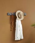 Edgy Grey 6 Hooks Coat Rack (Set of 2)