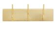 Haaoy Golden Metal 3 Hooks Coat Rack (Set of 4)