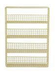 Kikori Yellow Metal Wire Wall Shelf