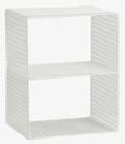 Tuo White Painted Metal Shelf