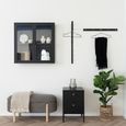Padova Coat Rack - Black Metal