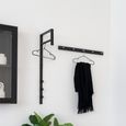 Padova Coat Rack - Black Metal