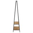 Seaford Clothes Rack - Oak and Black Metal