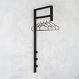 Trento Clothes Rack - Black Metal