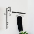 Trento Clothes Rack - Black Metal