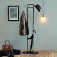 Vinson Coat Hanger - Large - Black Metal