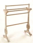 Vintage Mahogany French Style Towel Rail