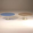 Flute Occasional Table - Marble with Metal Base - Variation Available