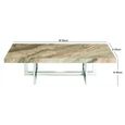 Horizon Occasional Table - Marble with Steel Base - Variation Available