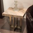 Horizon Occasional Table - Marble with Brass Base - Variation Available
