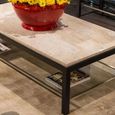 Stilo Occasional Table - Marble with Metal Base - Variation Available