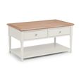 Provence Coffee Table - 2 Drawer - Grey