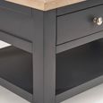 Bordeaux Coffee Table - 2 Drawer - Grey
