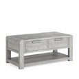 Amsterdam Coffee Table - 2 Drawer - Grey Washed Oak