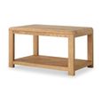 Thurlestone Curved Coffee Table - Oak