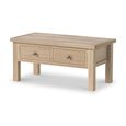 Modern Country Oak - Coffee Table - 2 Drawer
