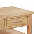 New Trinity Coffee Table - 2 Drawer - Natural Oak