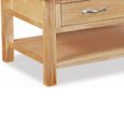 New Trinity Coffee Table - 2 Drawer - Natural Oak