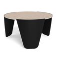 Altea Coffee Table - Round - Beige Travertine
