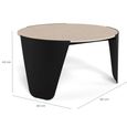 Altea Coffee Table - Round - Beige Travertine