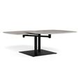 Carballo Coffee Table - Grey Ceramic Swivel