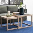 Cornus Coffee Table - Set of 2 - Oak