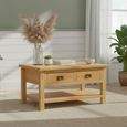 Salisbury Lite Coffee Table - 2 Drawer - Oak