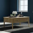 Bath Coffee Table - 2 Drawer - Oak