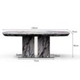 Saronno Grey Marble Coffee Table
