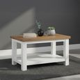 Lundy Coffee Table - White Painted