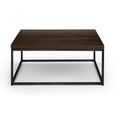 Brooklyn Coffee Table - 90cm - Square - Dark Oak
