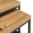 Brooklyn Nest of Coffee Tables - Oak