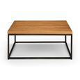 Brooklyn Coffee Table - 90cm - Square - Oak