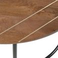 Buxton Coffee Table - Round - Brown Mango Wood