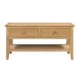 Cotswold Coffee Table - 2 Drawer - Oak