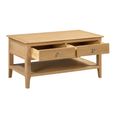 Cotswold Coffee Table - 2 Drawer - Oak
