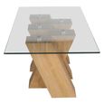 Newton Coffee Table - Glass and Oak