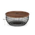 Smithson Coffee Table - 80cm - Round - Walnut
