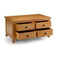 Astoria Oak Coffee Table - 4 Drawer