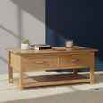 Nimbus Coffee Table - 2 Drawer - Oak