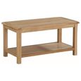 Kilmore Coffee Table - with Shelf - Oak