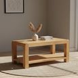 Curve Coffee Table - 100cm - Oak