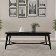 Carrington Coffee Table - 120cm - Black Oak